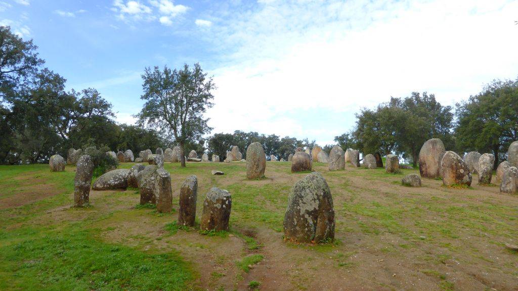 Cromeleque dos Almendres - a large prehistoric standing-stone monument