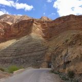 Your Dades Valley roadtrip takes you higher, out of the valley and into the Dades Gorges, where the rocky mountains tower over the road.