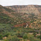 This mountain and valley view, which appears to go on forever, is a good example of the mountain vistas we enjoyed when we left the coast at Tamri on our roadtrip south from Essaouira.