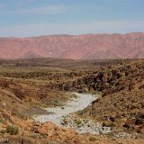 Driving along the scenic shortcut between Azoura and Souk Khemis d’Issafen, we first caught sight of these coloured mountains in the distance.