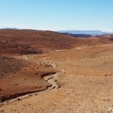 The landscapes of Morocco provide many striking geographical features like these unusual mountains, which seem to go on and on.