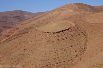 flat-top-mountain-Agdz-to-Ouarzazate