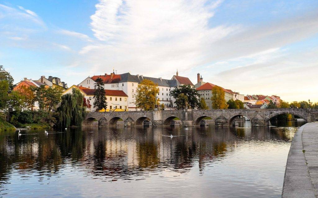 Pisek Stone Bridge: one of the places to visit near Prague on our Czech Road Trip.