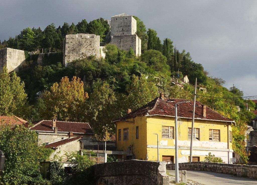 Stolac is said to be the oldest town in BiH. Its enormous fortress is reportedly the largest in the Balkans (the photo shows a very small part of it).