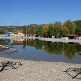 One of the large salt lakes of the Pannonian Lakes Complex in Tuzla. Imagine the crowds in summer...