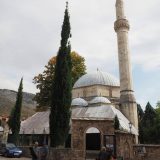 The 16th century Karađoz Beg Mosque in Mostar.