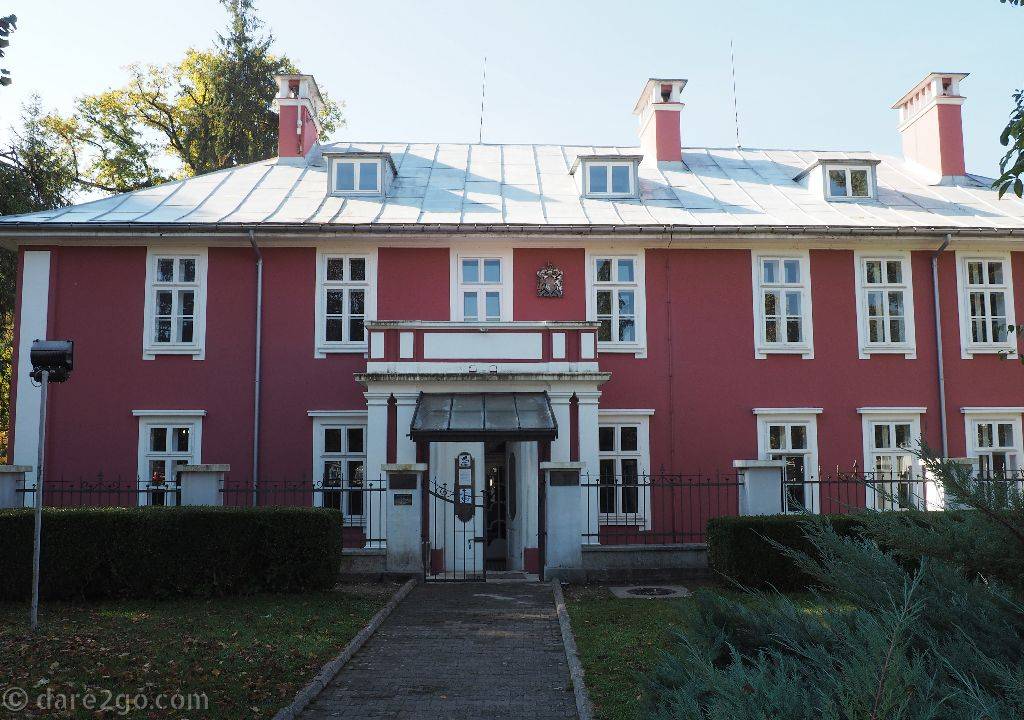 The former British Embassy in Cetinje