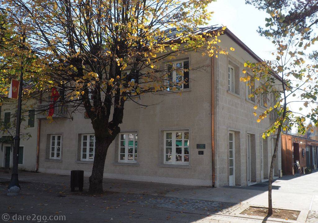 The former Bulgarian Embassy in Cetinje, now City Cafe