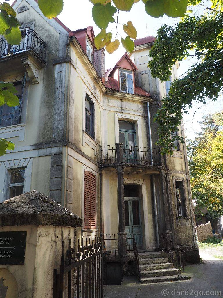 The Vukotić Mansion in Cetinje has certainly seen better days