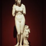 A marble statue of Aphrodite, with Eros at her feet [late 2nd century AD].