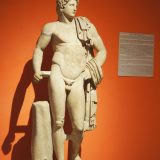 A marble statue of Apollo, dating from the 2nd century AD.