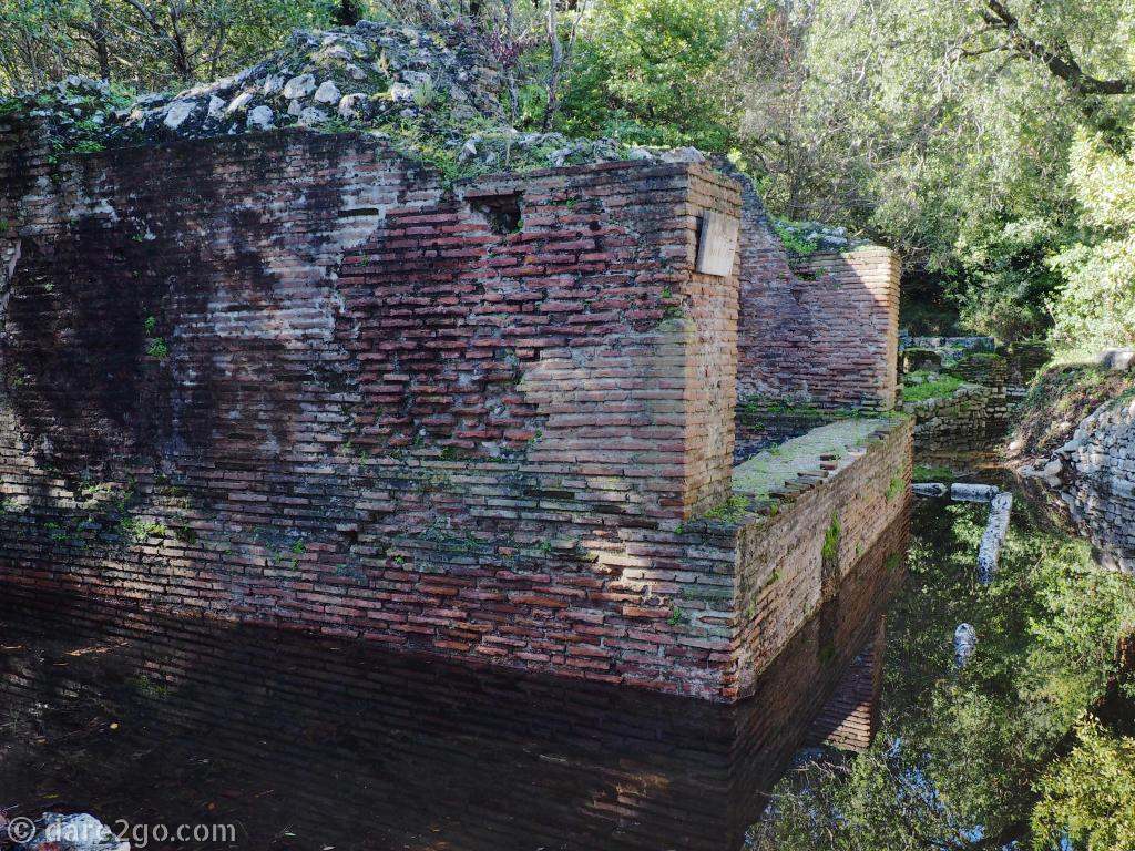 The 2nd century fountain dedicated to the Nymphs