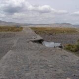 In Peru (and all its neighbouring countries) you can always expect to come to road damage like this - mostly not marked. So drive slowly and never after dark! This causeway has been washed away by recent rain.