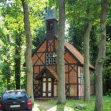 Lübeln: the small and unassuming church stands at the edge the village.