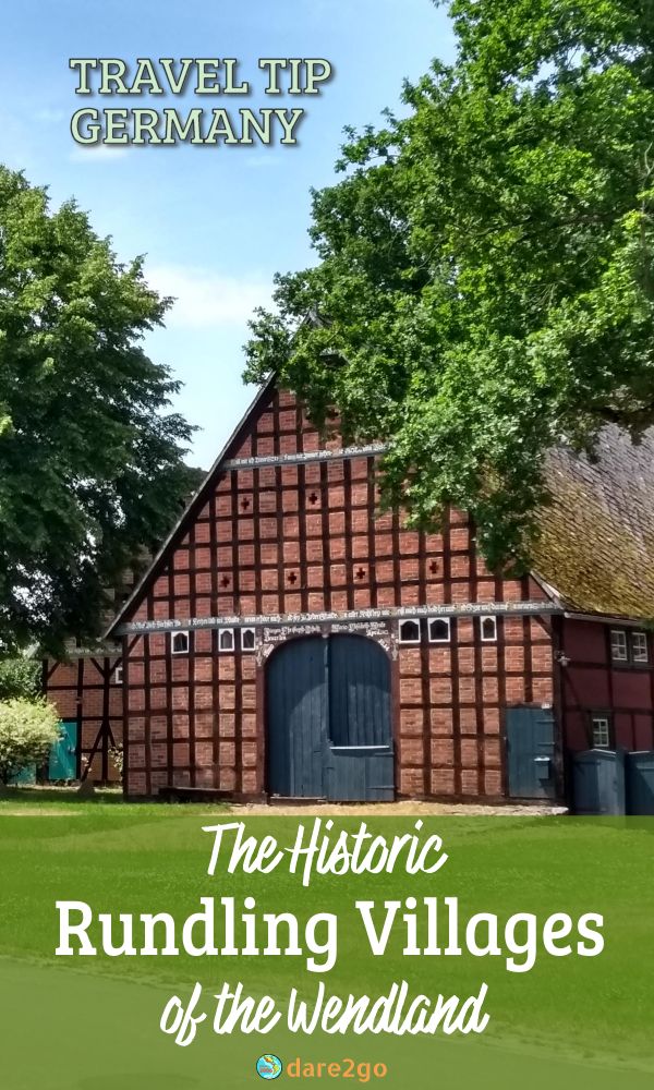 Rundling Villages of the Wendland: our PINTEREST image with text overlay.