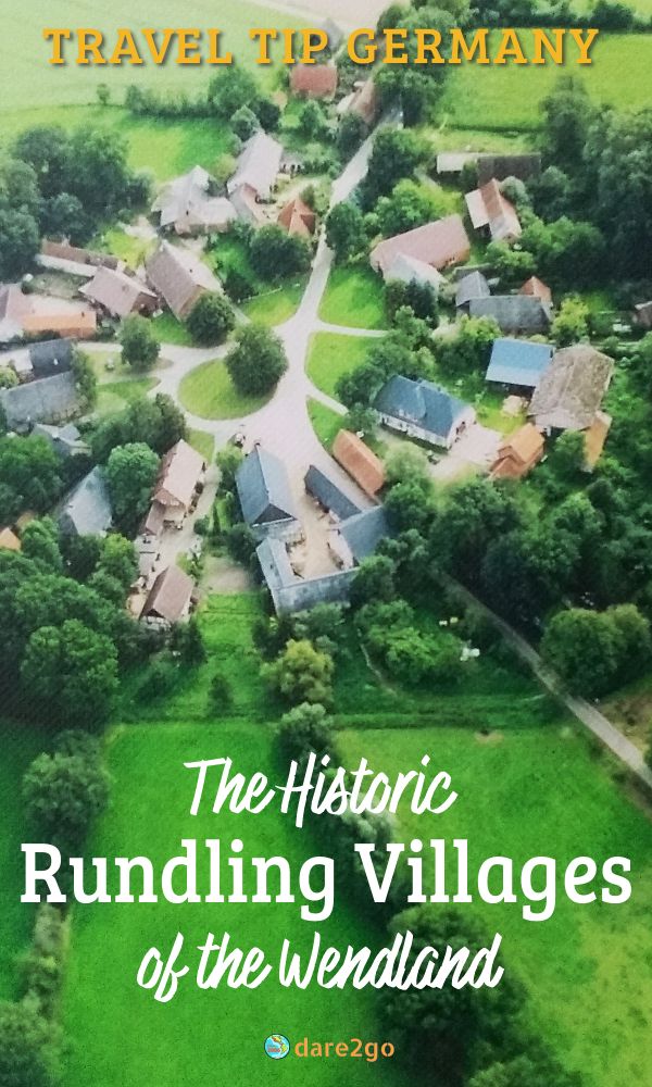 Rundling Villages of the Wendland: our PINTEREST image with text overlay.