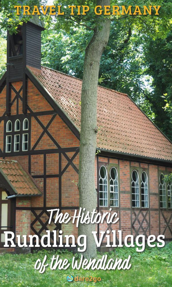 Rundling Villages of the Wendland: our PINTEREST image with text overlay.