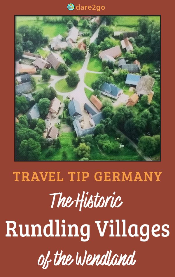 Rundling Villages of the Wendland: our PINTEREST image with text overlay.